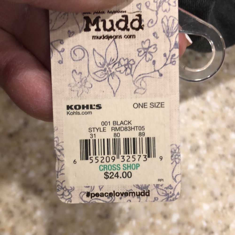 One Size hat with rhinestones & stars by Mudd NWT - Picture 4 of 4